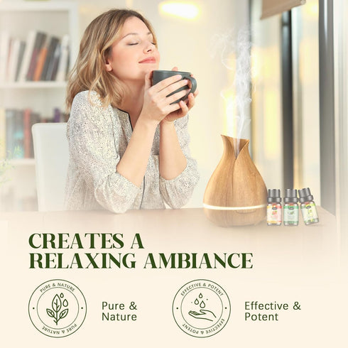 Set, (32 5ml) Essential Oils Aromatherapy Essential Oil Kit for Diffuser, Humidifier, Massage, Skin Care x