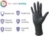 Disposable Latex Gloves, Powder Free, 12" Length, Medium Duty, Size Large, 50 Gloves