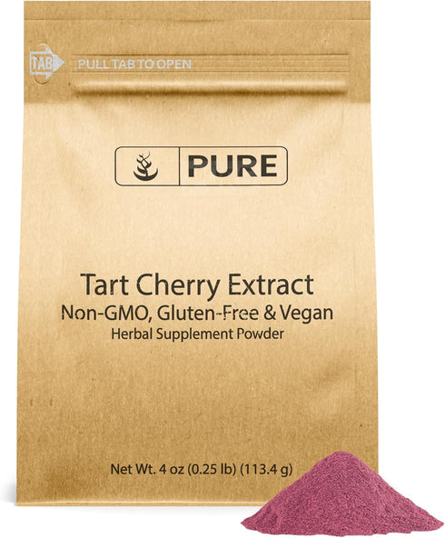 Pure Original Ingredients Tart Cherry Extract (4oz), Non-GMO, Vegan, No Fillers or Additives, Herbal Supplement
