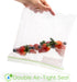 Freezer Bags 1 Gallon Resealable 30 count Extra Strong and Leak Proof Bags With Double Zipper Perfect for Berries Fruit and Food Bags 1 Gallon