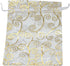 50pcs Organza Pouch Bag Drawstring 5"x7" 13x18cm, Strong Gift Candy Bag Jewelry Party Wedding Favor (Gold Silver)