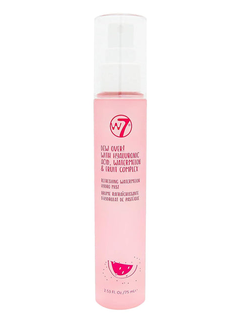 W7 Dew Over! Hydrating Face Mist - Soothing and Refreshing Spray for Sensitive Skin