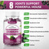 Extra Strength Glucosamine Chondroitin Gummies, Sugar Free, with MSM, Elderberry & Turmeric, Joint & Antioxidant