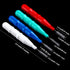 BBTO 100 Pcs Dental Brush Flosser for Braces, Interdental Brush Toothpick, Oral Dental Cleaners (Red, Blue, White,