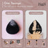 BLEND & SNAP Large Velour Triangle Makeup Puff for Smooth & Flawless Coverage Blotting Sponge for Foundation & Concealer / Powder Press Pad Precision Tip for Easy Application Makeup Artist