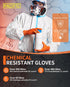 PACIFIC PPE Nitrile Disposable Gloves, Heavy Duty Orange Gloves, 8 mils, XX-Large, 100 Count, Industrial Mechanic