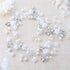 Unicra Flower Bride Wedding Hair Vine Crystal Bridal Headbands for Women and Girls Pearl Hair Accessories (Silver)