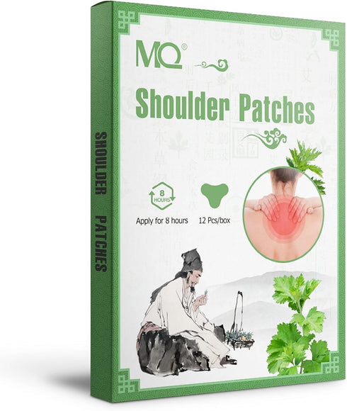 MQ 12 Count Shoulder & Neck Heat Patches, Long-Lasting Relief for Lumbar, Knee, Back, Neck, Shoulder Pain