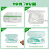 AOCEAN Dental Floss Picks - Travel Floss with Toothpicks, 120 Pcs, 2 Boxes & 2 Cases, Ideal for Family Hotel and Travel
