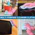 TEAWOO Cloths-50 Pack, 5 (12x12 inches) Microfiber Cleaning Microfiber Towels Bulk, Towels for Cars & Home, Cleaning