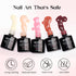 MIZHSE Jelly Gel Polish Set, 12 Colors Nude Translucent Spring Clear Pink Jelly Gel Nail Polish for Home Salon