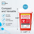 Sharps Container Small - Sharps Containers for Home Use and Labs - Portable Needle Disposal and Travel Size Biohazard Bin - 1 Quart (Pack of 3)