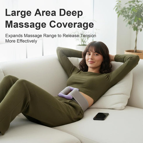 Lqyom 3 5 Deep Tissue Percussion Massage Gun, Ergonomic Fascia Blaster with Modes & Levels, Fascia Ring Massager
