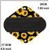 10 Pcs Reusable Menstrual Pad Set, 1Pc Mini Wet Bag + 9Pcs Light Flow Waterproof Mama Cloth Pads