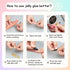 Sun&Beam Nails Adhesive Tabs - 25 Sheets Waterproof Transparent Strong Sticky Double Sided Tape Stickers for Press On