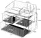 ZHIAI Stackable Storage Drawers, Clear Acrylic Bathroom Counter Organizer for Makeup, Kitchen Cabinets, Home Storage
