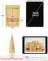 FireKylin 100 Pcs Kraft Paper Bags with Window, 6.3" x 8.6" Stand Up Pouches Bags, Zip Lock Food Storage Bags for Packaging Products, Reusable, Sealable