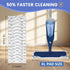 NXPPYY 60 Pack 15-18 inch Disposable Microfiber Cleaning Pads for Bona Mop | Heavy-Duty Replacement Pads Compatible