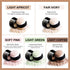 Lightweight Setting Powder - Loose Finishing Powder with Soft Mushroom Puff & Mirror, Waterproof Matte Finish, 0.28 Oz