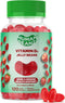 Vitamin D3 Jelly Bean Gummies for Adults, 2000 IU Vitamin D, Nutritional Vegetarian Supplements, 120 Strawberry Blast
