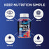 Nature's Multivitamin for Men Gummies, 60 Berry Flavored Gummies with Vitamins A, C, D, E, B6, B12 & Zinc