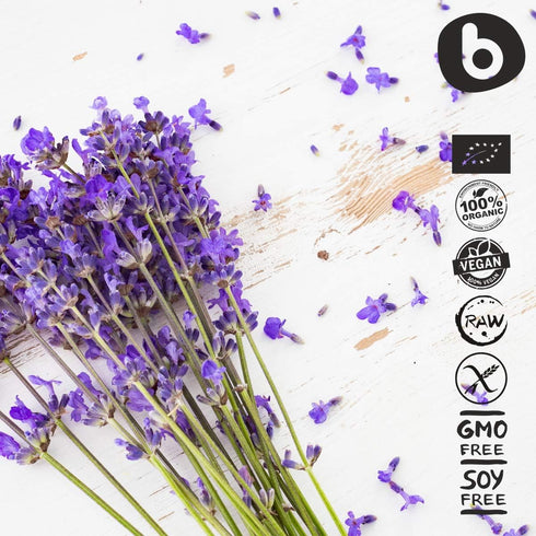 Organic Lavender Capsules - Natural Supplement for Relaxation and Balance, Non-GMO, Gluten-Free, 90 Vegan Capsules