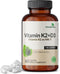 Futurebiotics Vitamin K2 (MK7) with D3 Supplement - Non-GMO Formula - 5000