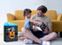 WaaHome Large Fathers Day Gift Bag with Handle 13''x10.5''x5.8'' and Tissue Paper for Dad, Daddy, Grandpa