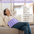 SuzziPad Microwave Heating Pad 7x16 - Moist Heat Pack for Pain Relief, Cramps, Muscle Ache, Purple