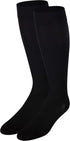 NuVein Medical Compression Stockings, 20-30 mmHg Support for Women & Men, Knee Length, Closed Toe, Large Black