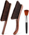 3 Pcs Wooden Hand Broom Set with Long Soft Bristles, Detail Brushes for Dusting Home, Car, Sofa, Workshop Cleaning
