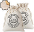 Reusable Bread Bags for Sourdough, Bannetons Reusable Cotton Drawstring Bag, Set of