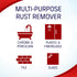 IRON OUT Rust Stain Remover Spray Gel, 24 Ounces, 3-Pack for Bathrooms, Kitchens, Laundry, and Outdoors