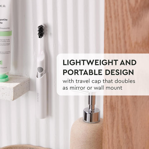 Boka Sonic Electric Toothbrush for Adults - 24000 VPM, Waterproof, 120 Battery Life, Travel Cover, Smart Timer