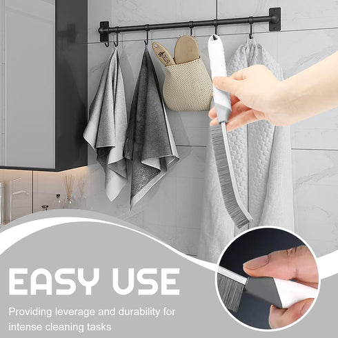 YIGAARUI 15 (3PCS) Crevice Cleaning Brush Bathroom Tile Groove Gap Cleaning Brush Premium Crevice Cleaning Tool