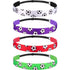 SATINIOR 4 Pieces Non-slip Soccer Headband for Girls, Adjustable Football Hairband, Sport (Red, Purple, White, Green)