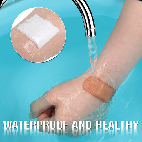 Nuanchu 4 Rolls Transparent Dressing Adhesive Bandage, 2'' x 21.87 Yard Clear Medical Tape