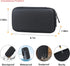 EpiPen Carrying Case, Travel Medicine Kit for 2 Epi Pens, Asthma Inhaler, Allergy Meds Organizer Bag, Black+Orange