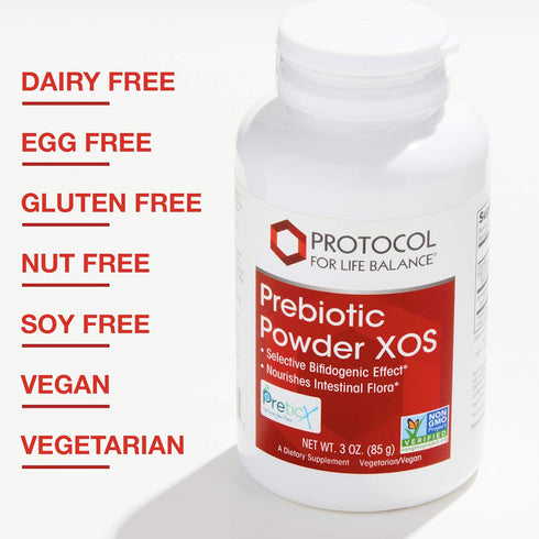 Protocol Prebiotic Powder XOS, 1.55g per Serving, Supports GI Tract & Gut Health, 3 oz