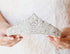 SWEETV Anastasia Tiaras and Crowns for Women, Wedding Tiara for Bride, Silver Crystal Headpieces for Prom