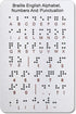 Larrel Braille Alphabet Board, Aluminum Letter Fingerboard Portable Carved Dots Numbers Board Braille