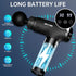 Massage Gun Deep Tissue, Mini Percussion for Athletes, Portable Muscle Relief with 6 Attachments, 30 Speed (Black)