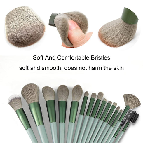 Koccido Makeup Brushes 30 Pcs Makeup Kit,Foundation Brush Eyeshadow Brush Make up Brushes Set (Green, 30 Piece Set)