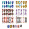 Nail Art Stickers Decal Assorted, Holiday Decorations for Fingernail and Toenail, Christmas Stocking Stuffers