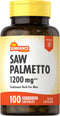 Saw Palmetto 1200mg for Men | 100 Quick Release Capsules | Gluten Free by Sundance