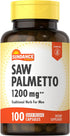 Saw Palmetto 1200mg for Men | 100 Quick Release Capsules | Gluten Free by Sundance