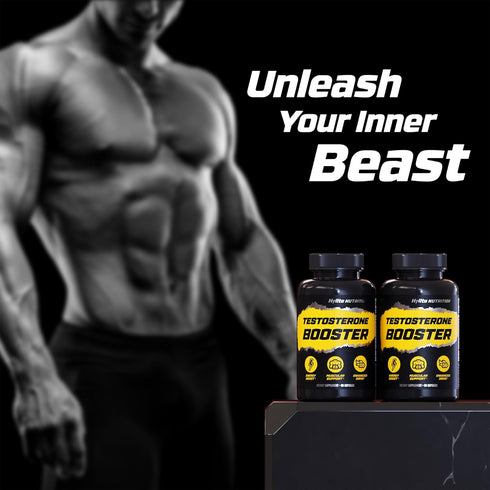 Testosterone Booster - Male Enhancing Pills for Muscle Growth, Libido, Stamina - Total T Test Boost - 2 PACK