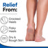 Moisturizing Socks for Women & Men | Aloe Vera Cracked Heel Treatment | Foot Callus Remover | Lotion Infused Gel Heel