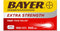 Bayer Extra Strength Aspirin 500 mg, Pain Reliever, 100 Coated Tablets for Headache, Muscle Pain