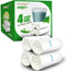 FORID Small Clear Trash Bags, 4 Gallon, 220 Count, Strong Unscented Wastebasket Bin Liners for Bathroom Office